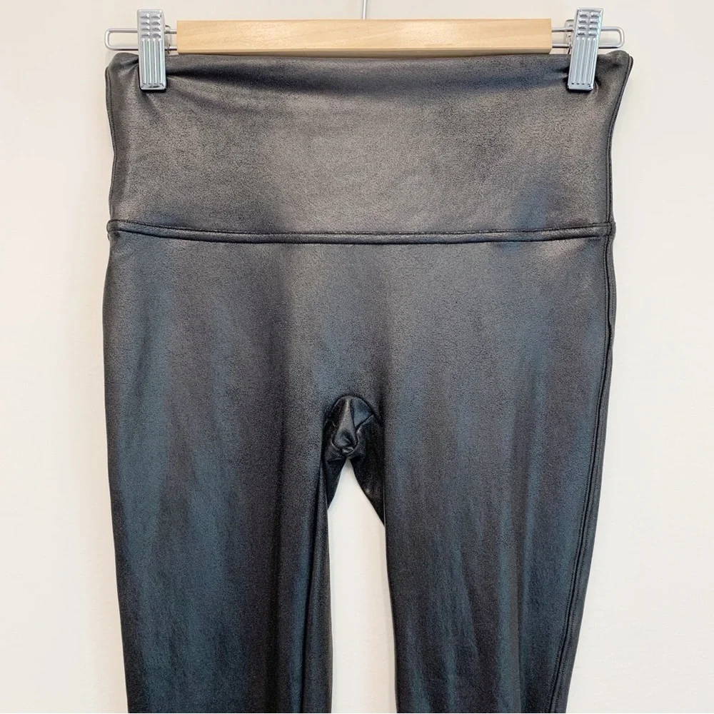 Spanx Faux Leather Legging Medium Black